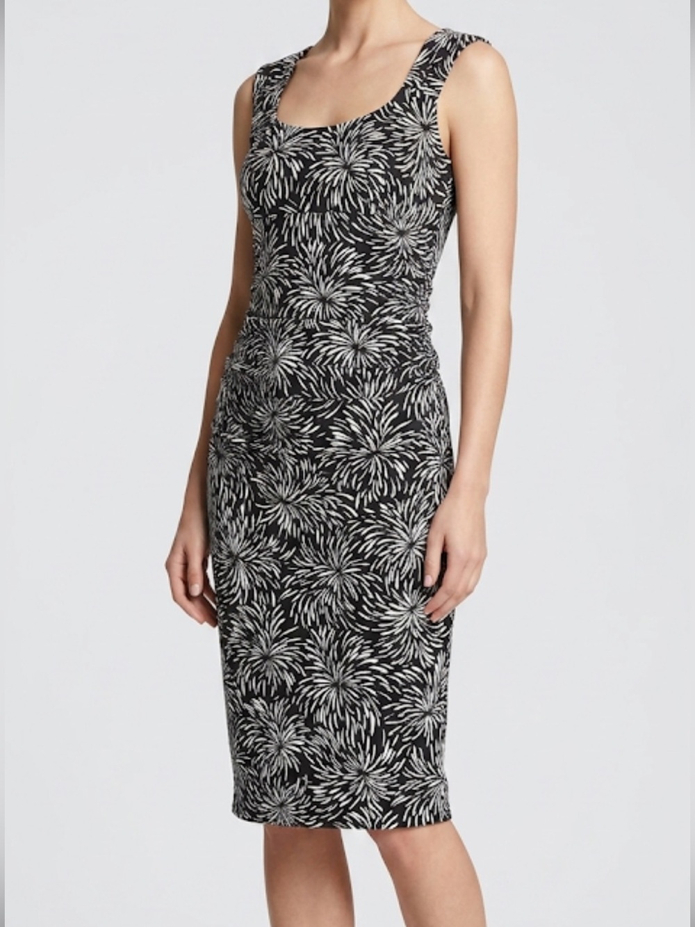 London Times Satin Sheath Dress
